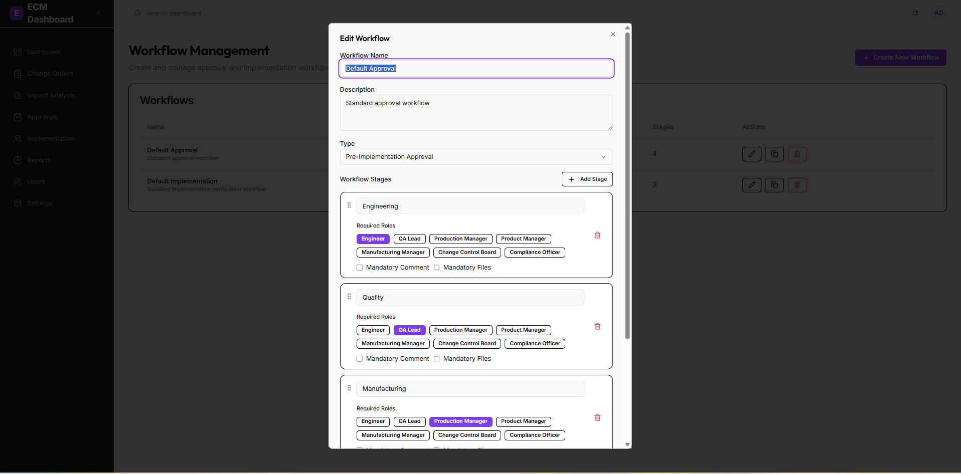 İş Akışı Yapılandırması