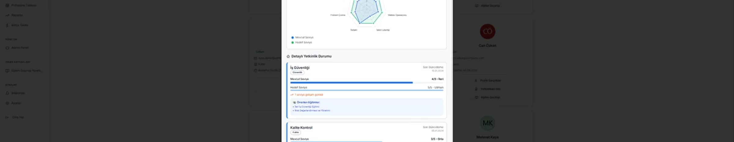 Competency Tracking Interface